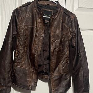 Maurices Dark Brown Quilted Jacket